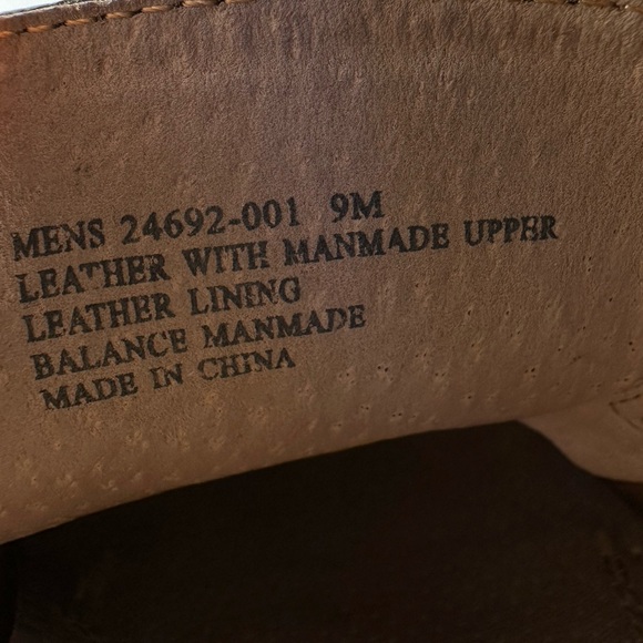 Stacy Adams Beau Men's Dress Shoes Cognac Moc Toe Leather 24692-001 Sz 9M - Picture 10 of 10